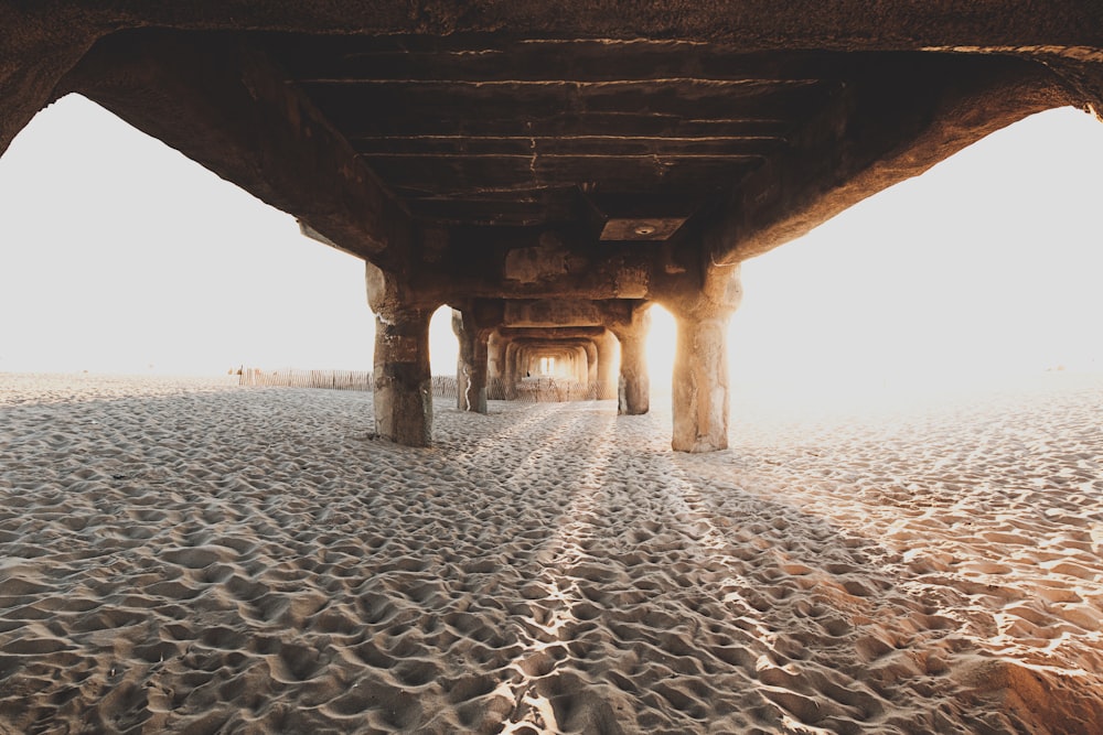 wooden dock over shore at daytime