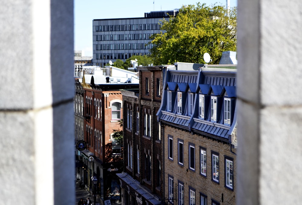 aerial photography of building