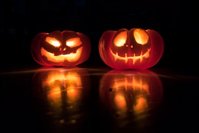 jack o'lantern halloween zoom background