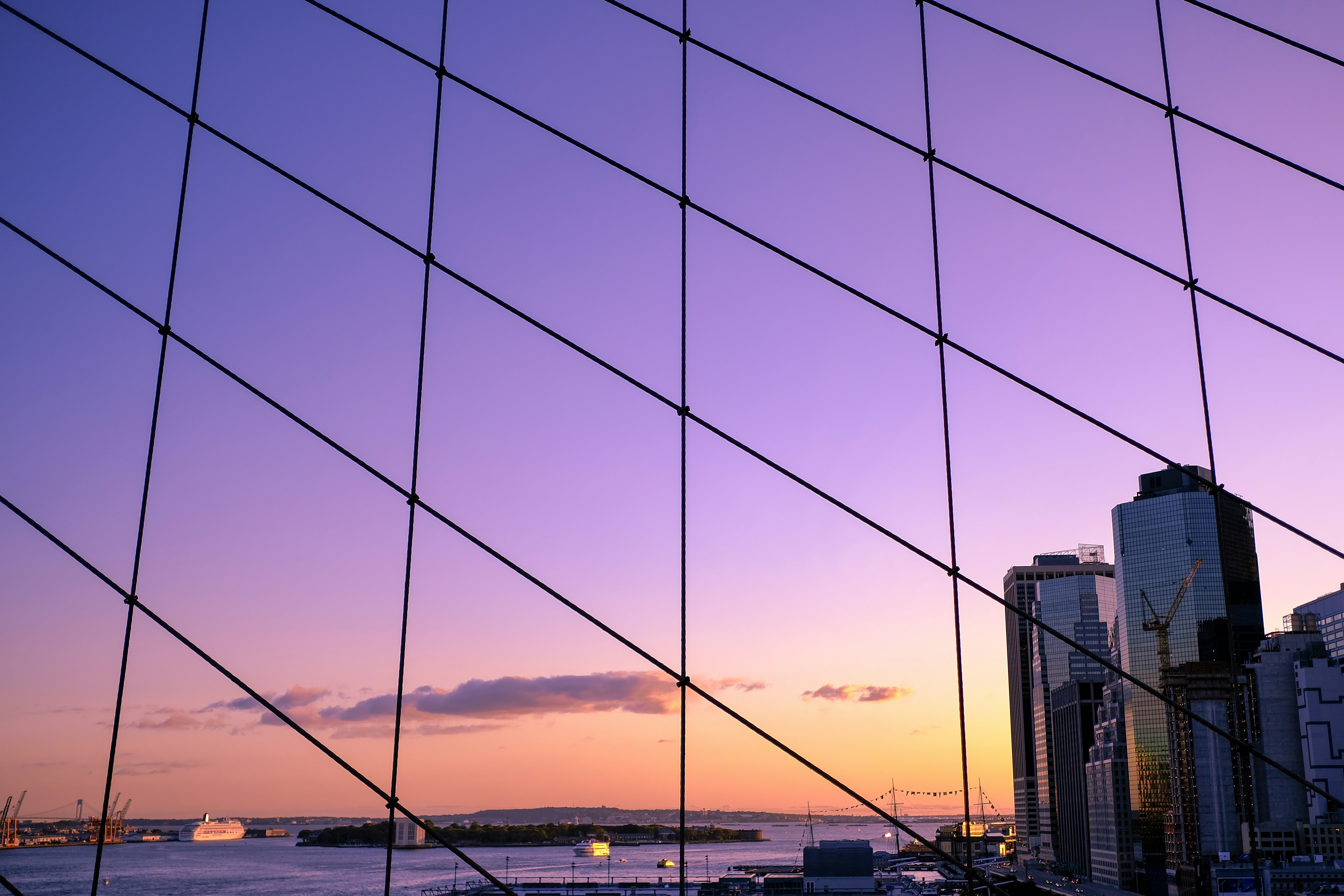 photography of buildings during sunset