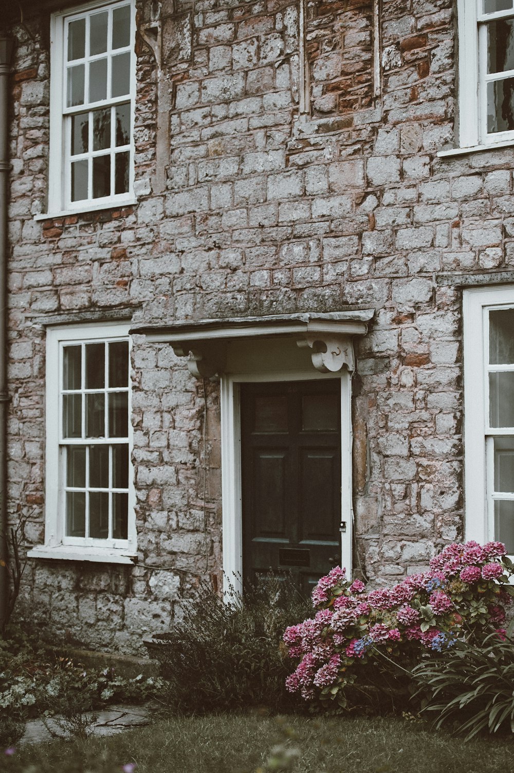 brown concrete house