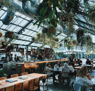 group of people inside the restaurant