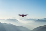 turned-on drone