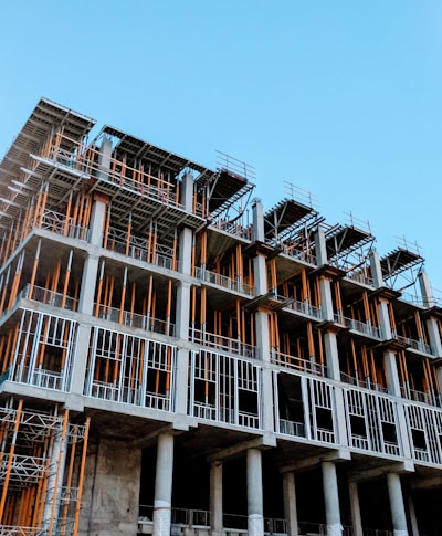 gray concrete building under construction