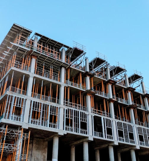 gray concrete building under construction