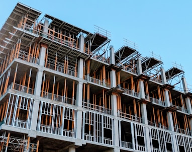 gray concrete building under construction