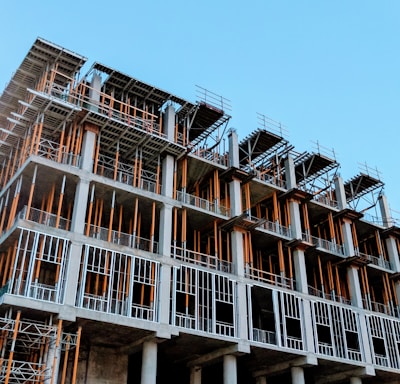 gray concrete building under construction