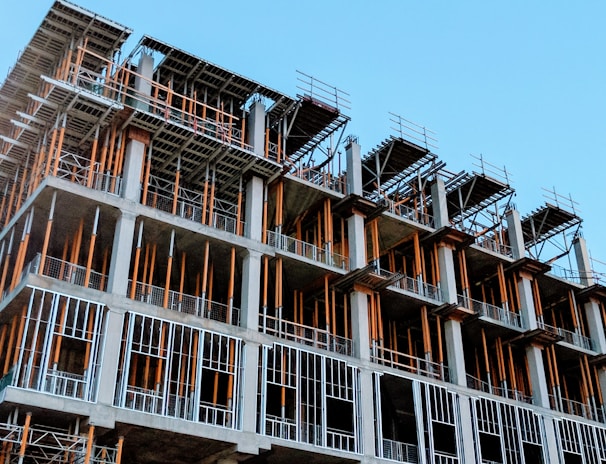 gray concrete building under construction