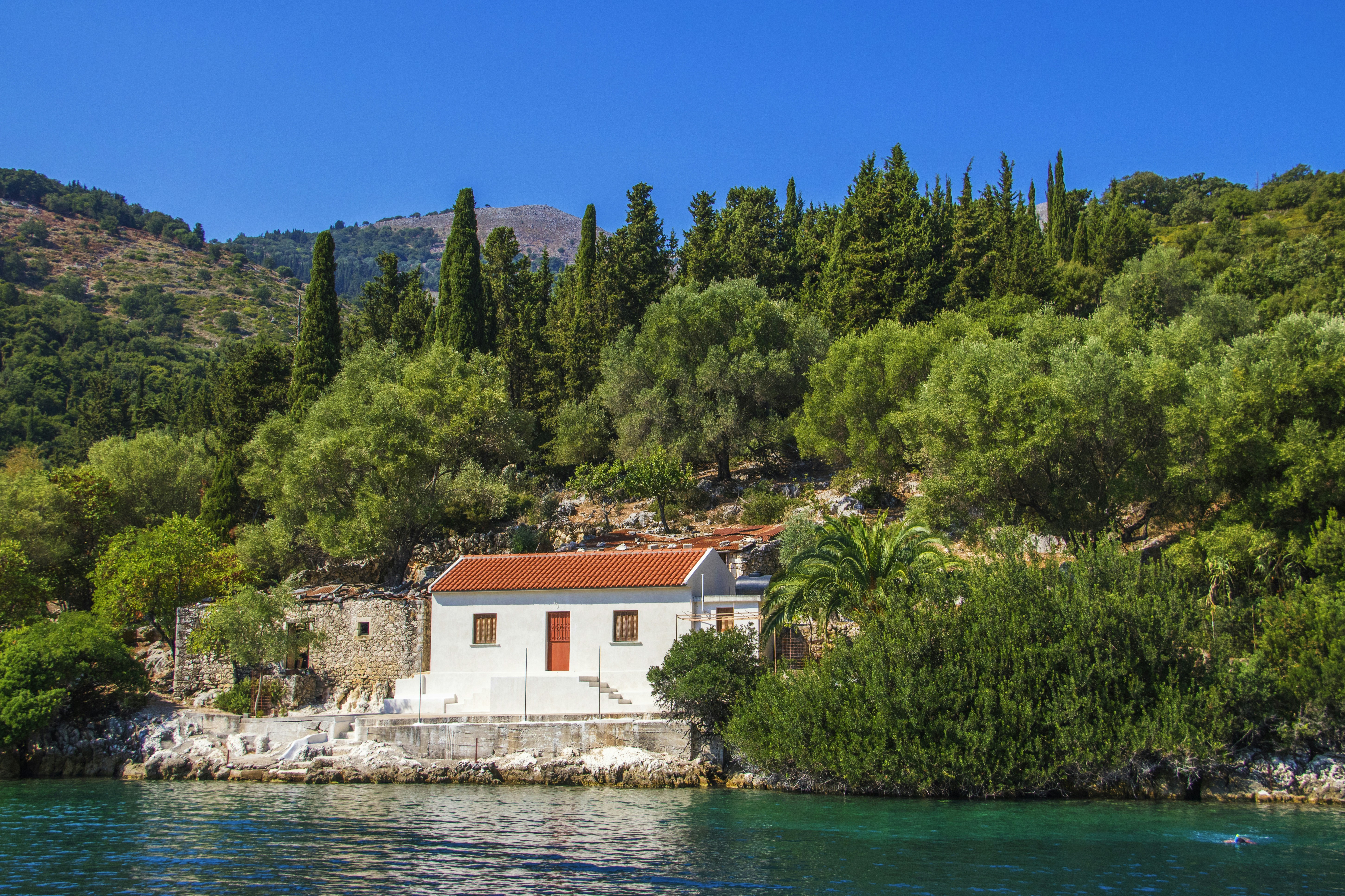 house beside near of water