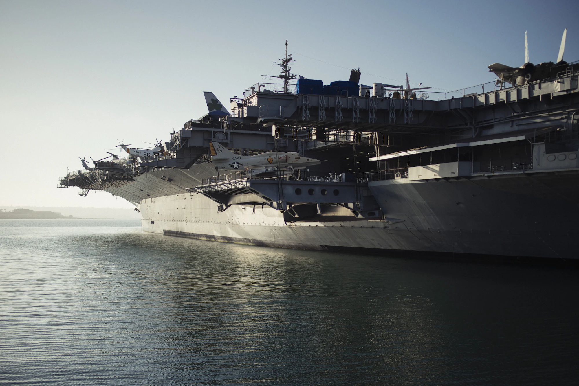 U.S. military vessel underway