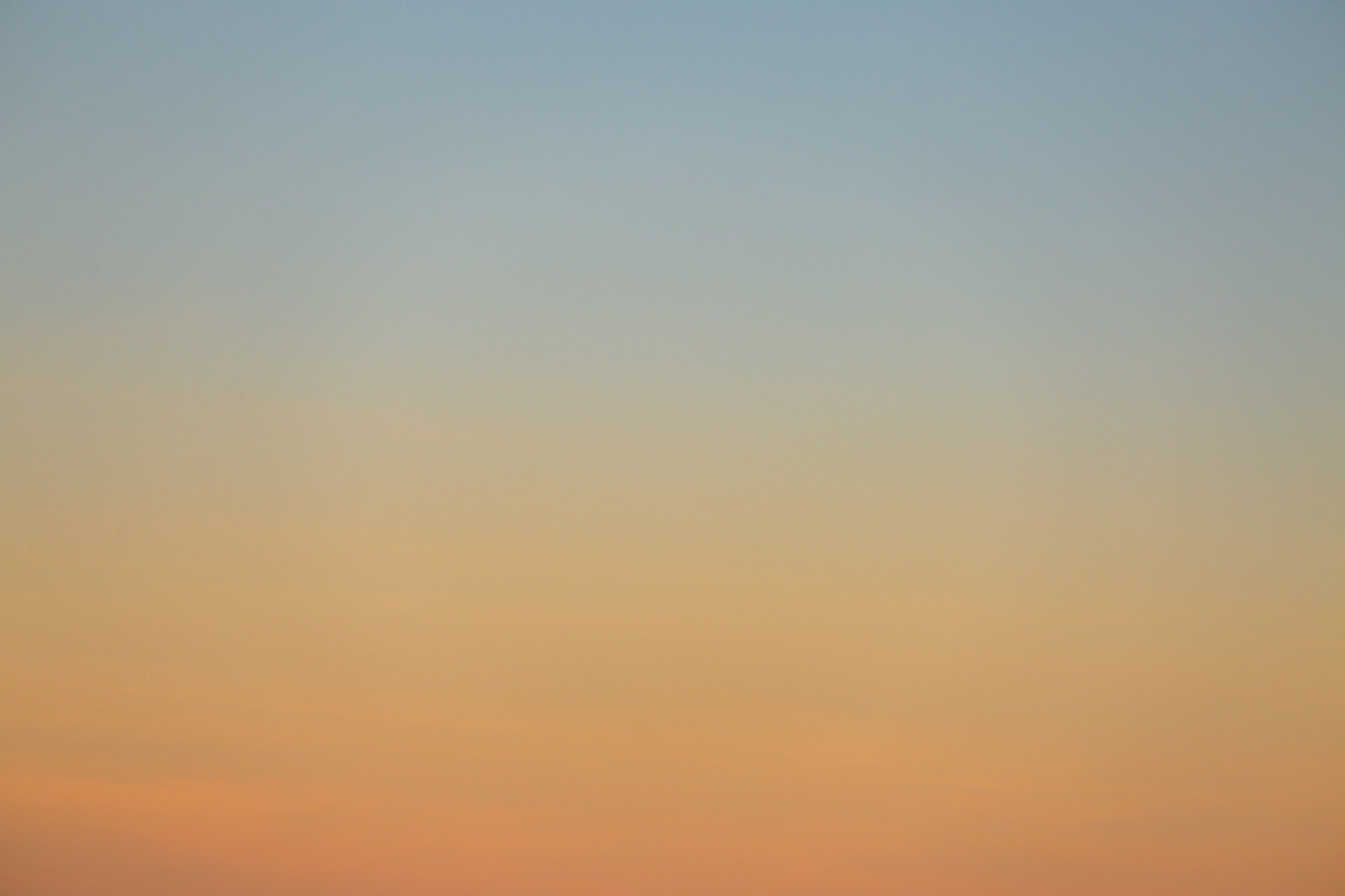 A soft pastel sky at dusk