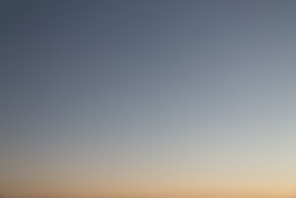 a plane flying in the sky at sunset