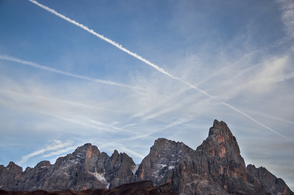 white and blue sky photography