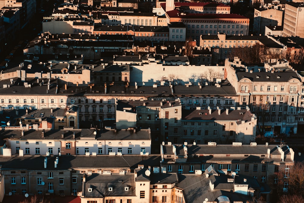 aerial shot of buildings during daytime