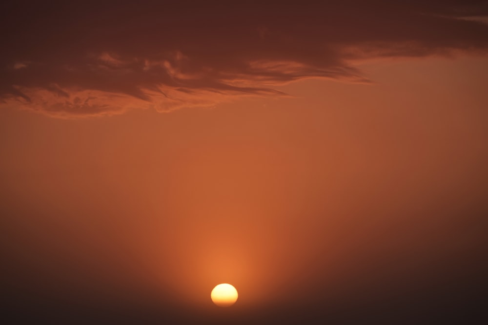 foto silhouette del tramonto