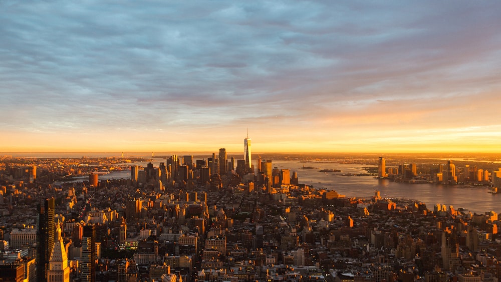 aerial photography of cityscape