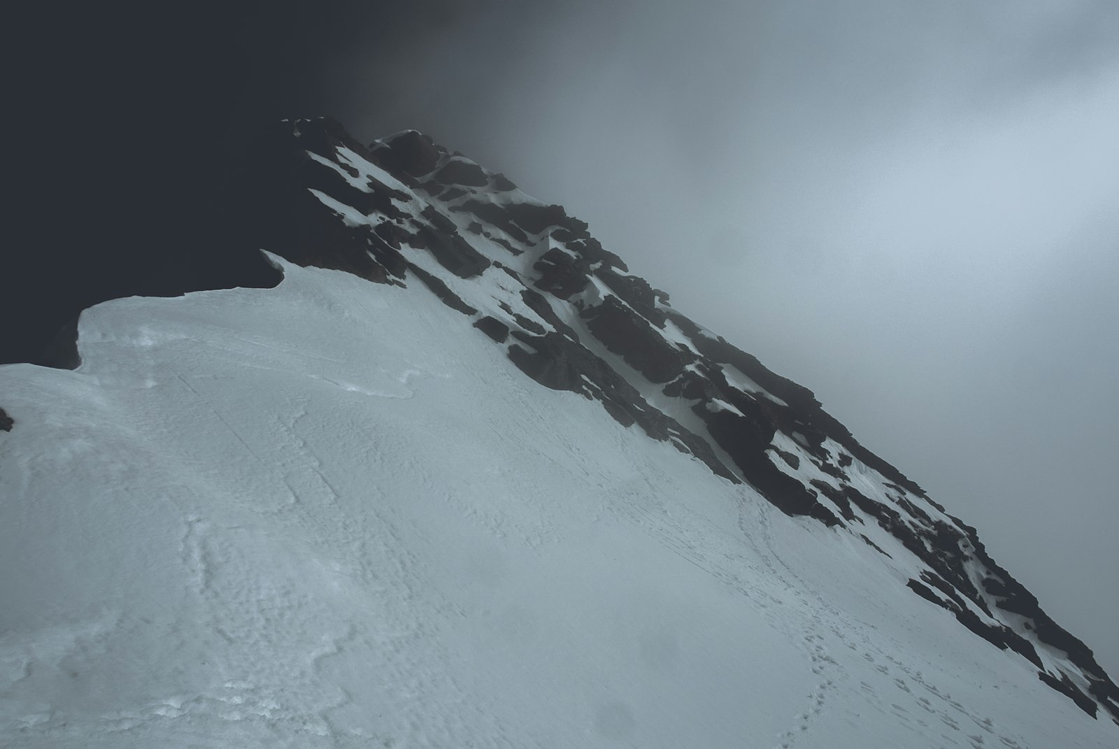 Nikon 1 V1 sample photo. Snow covered mountain under photography