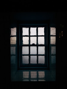 Frosted film applied on a glass partition creating privacy in a stylish way.