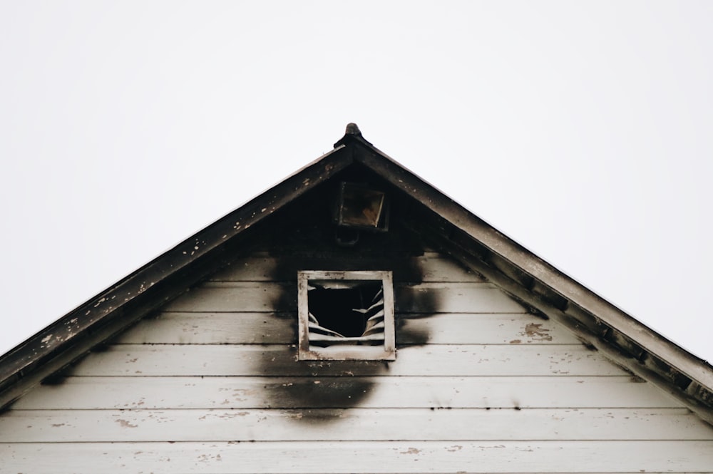 grey wooden house