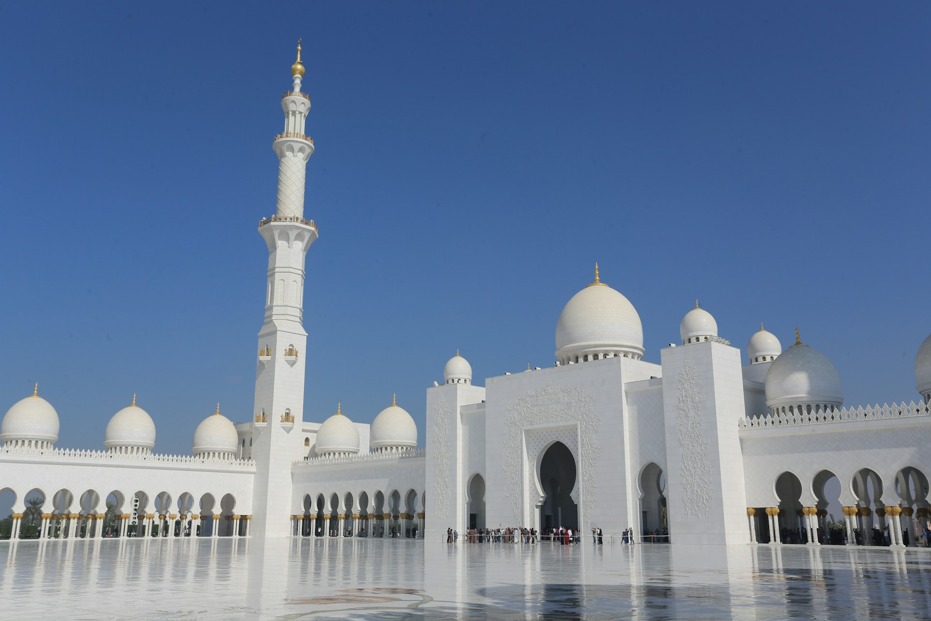 white concrete mosque