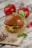 photo of burger with tomato and cheese