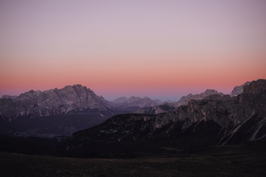 landscape photo of mountain in Giau Pass Italy