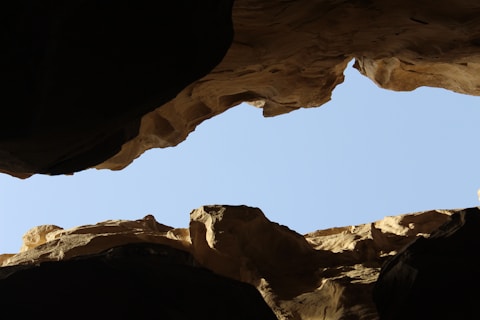 brown canyon under clear sky during daytime