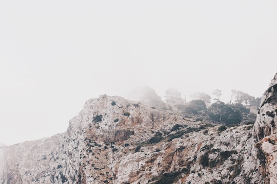 shallow focus photography of white rocky mountain in Majorca Spain