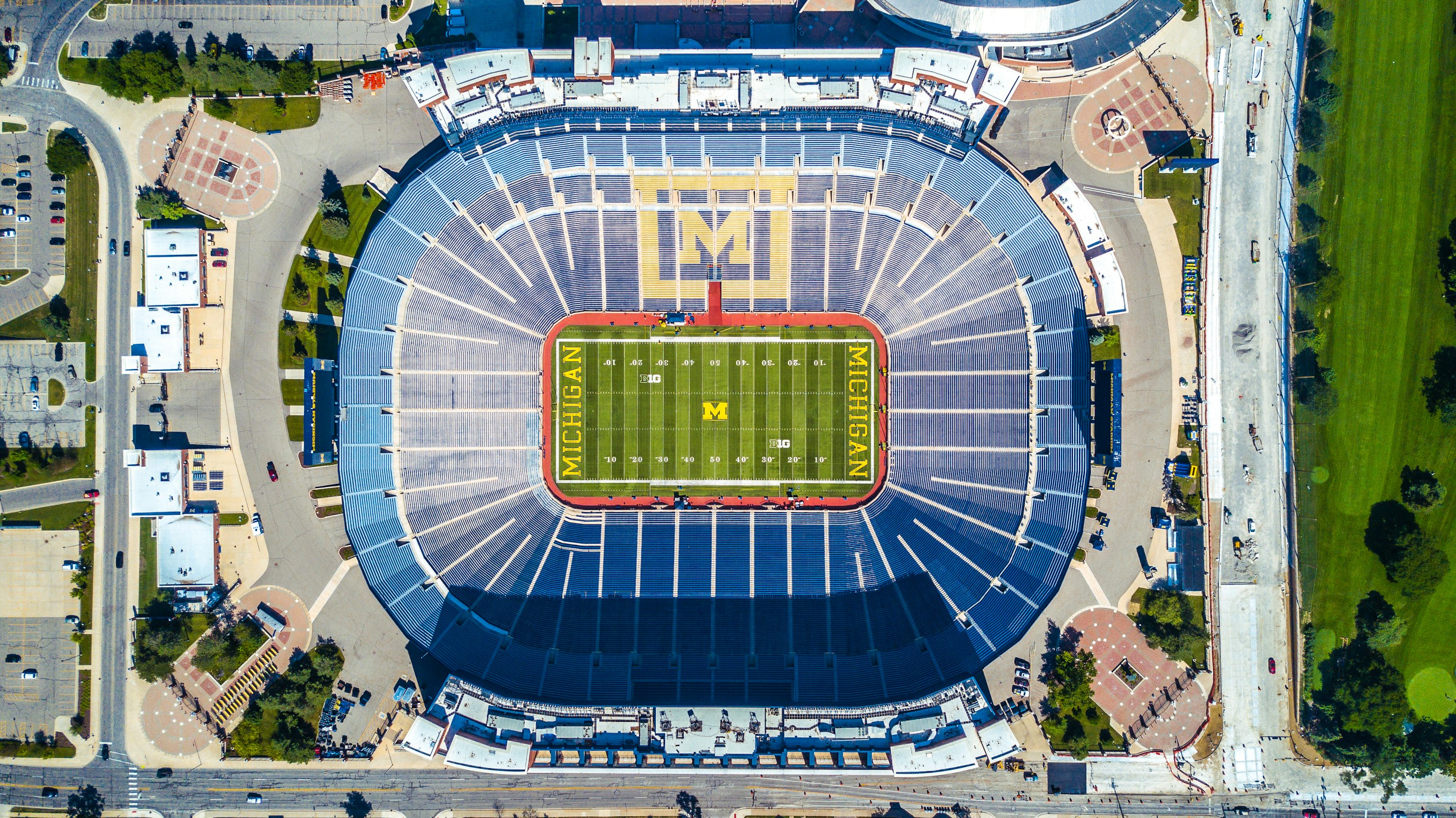 Michigan Stadium at University of Michigan in Ann Arbor (Alex Mertz via Unsplash)