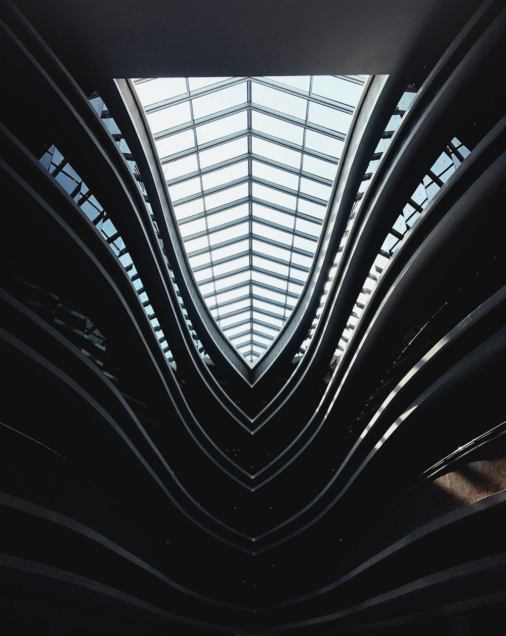 ceiling window design during daytime