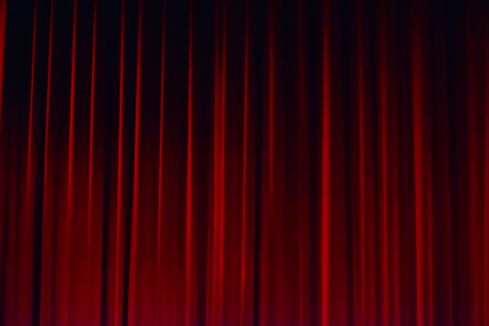 red curtain