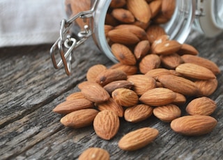 close up photo of Almonds