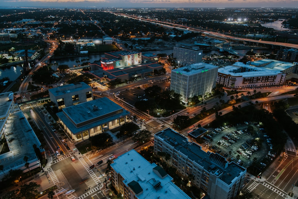 bird's eye vierw photographyof cityscape