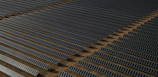 gray solar panel lot