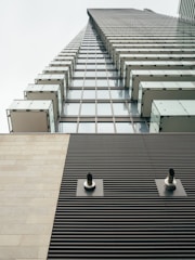 worm's-eye view of skyscraper
