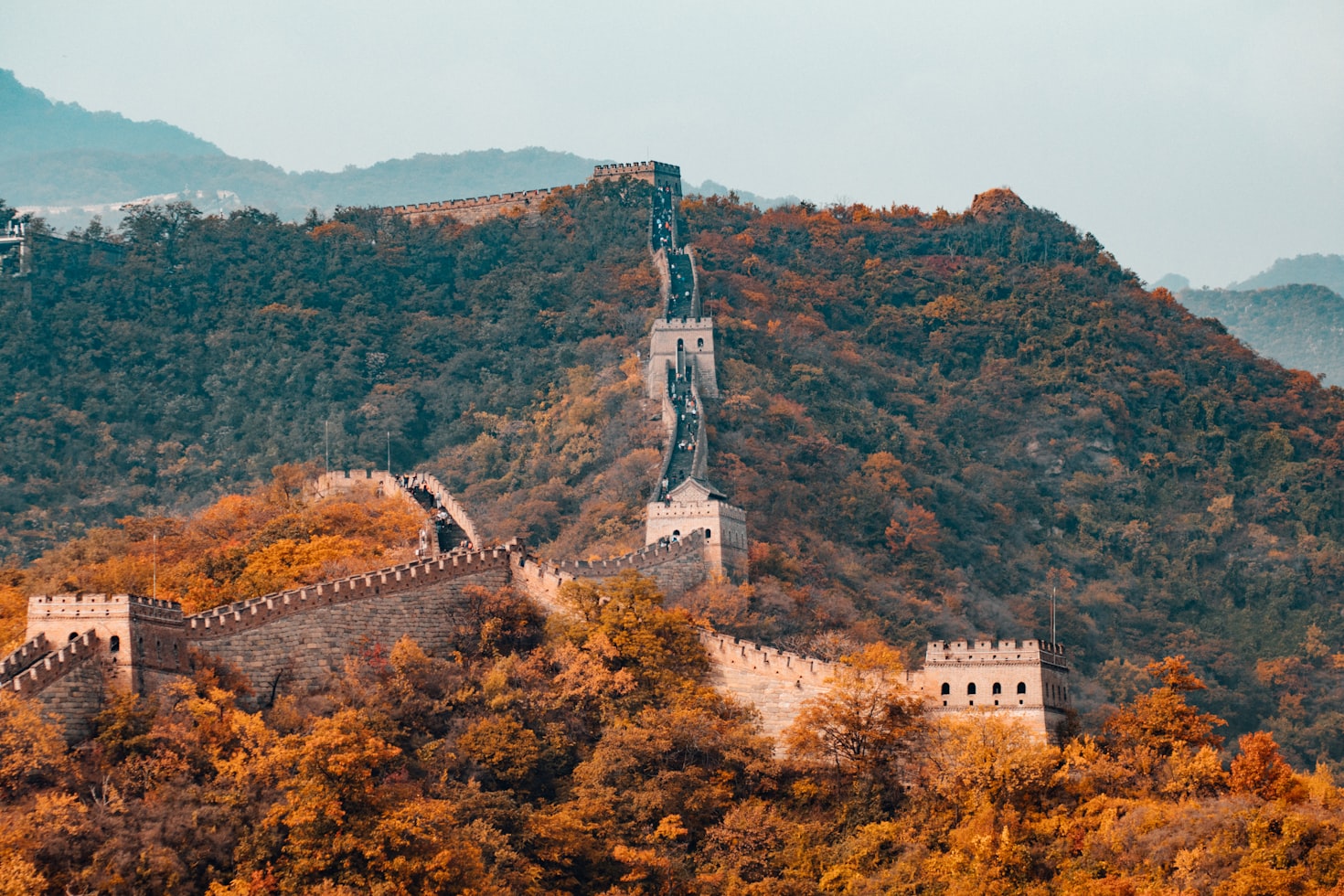 The Great Wall of China is not a single continuous wall