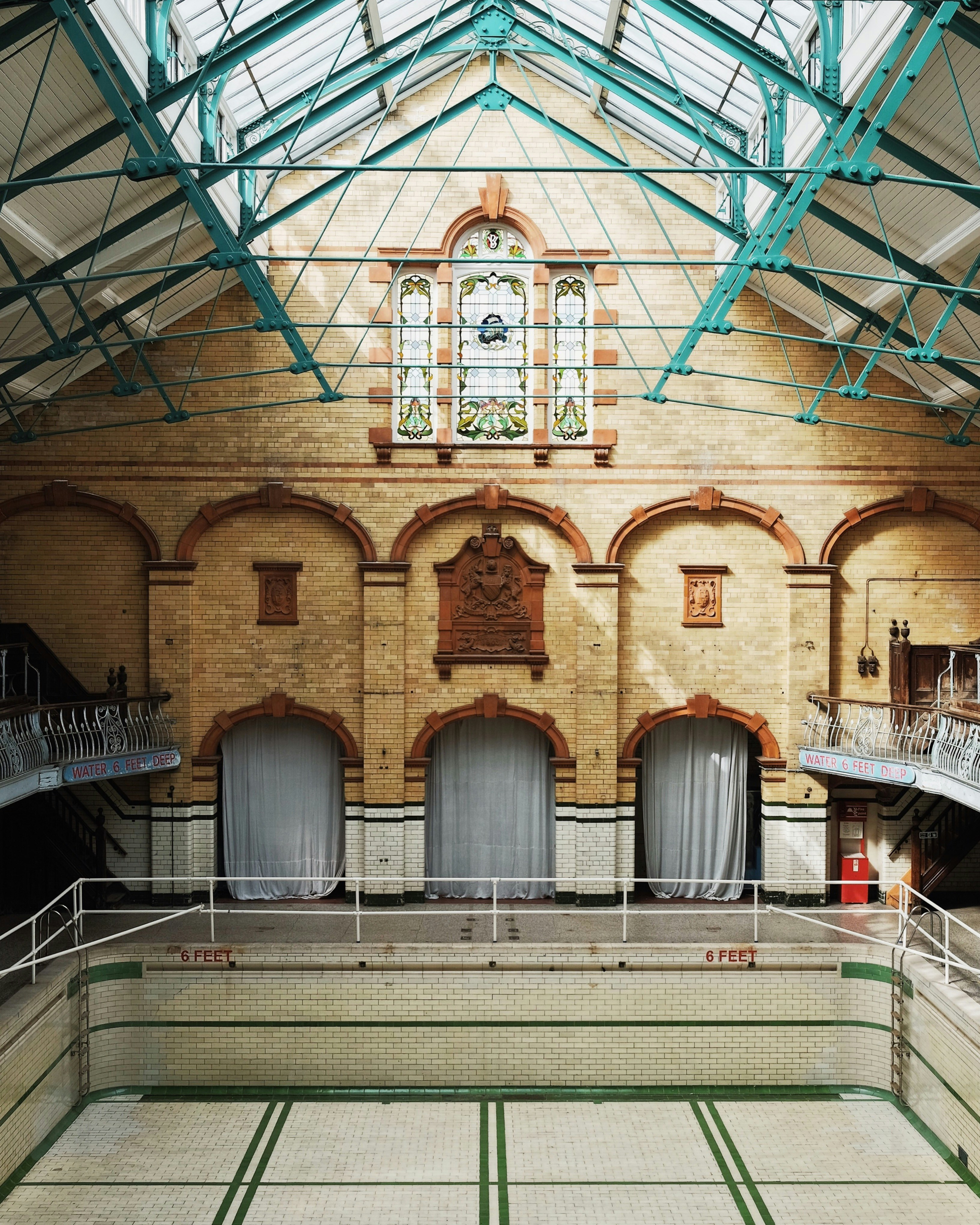 This photo was taken at Victoria Baths when I joined their weekly tour which takes place on Wednesday afternoons. More details can be found at: www.victoriabaths.org.uk/