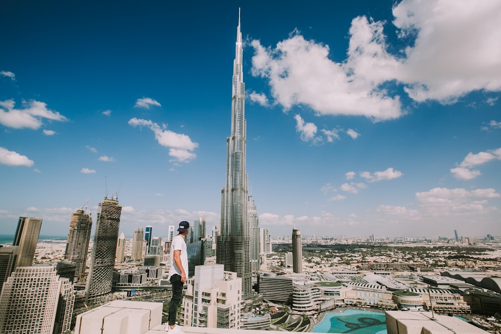 Burj Khalifa, Dubai tagsüber