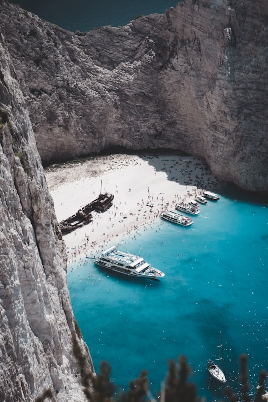 Sinking Ship, Greece in Zakinthos Greece