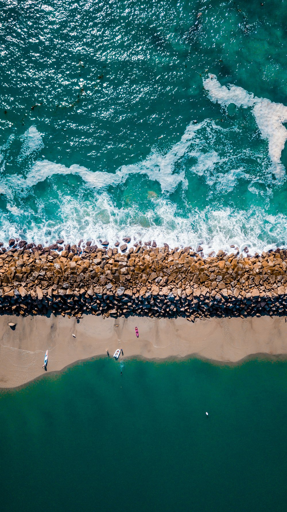 aerial photography of island