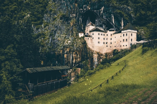 white castle in Predjama Castle Slovenia