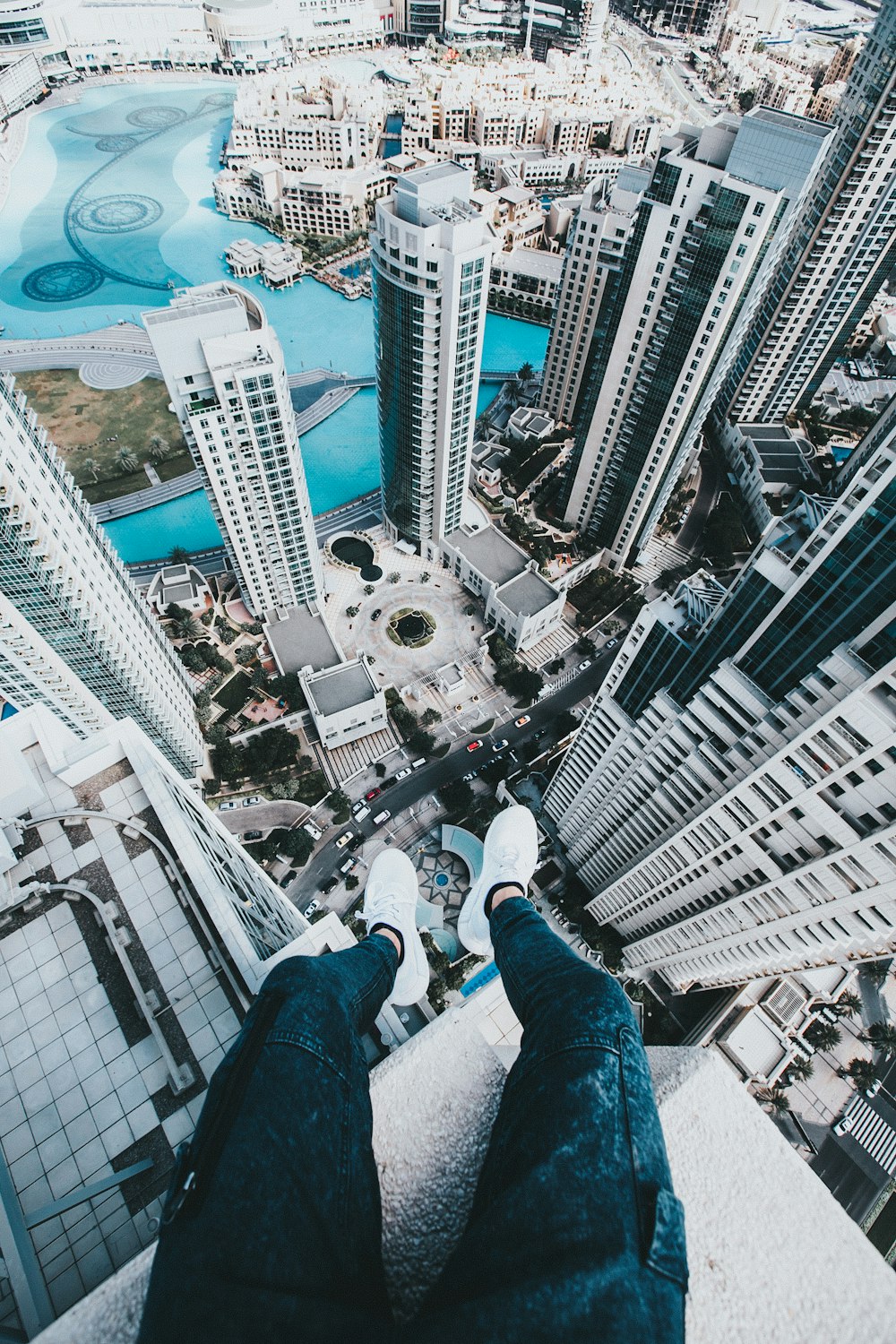 Vista aérea del edificio