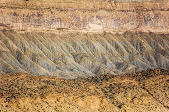 rock formation in Flaming Gorge Reservoir United States