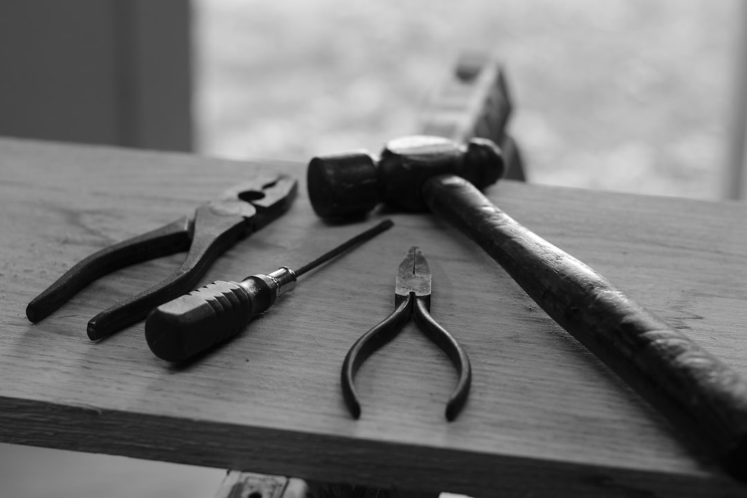 Hand Tools in Black and White