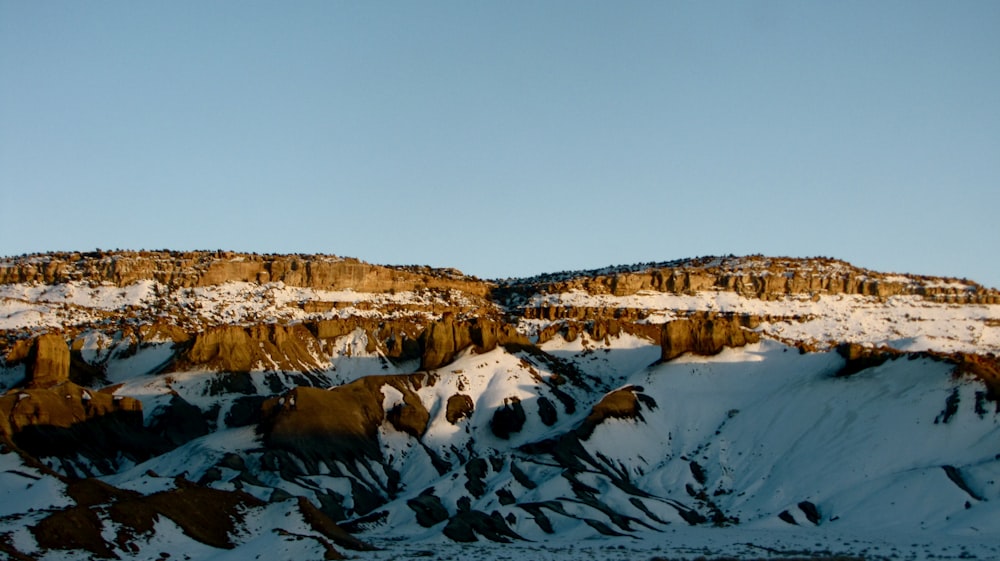 snow capped mountains under blue sky during daytime