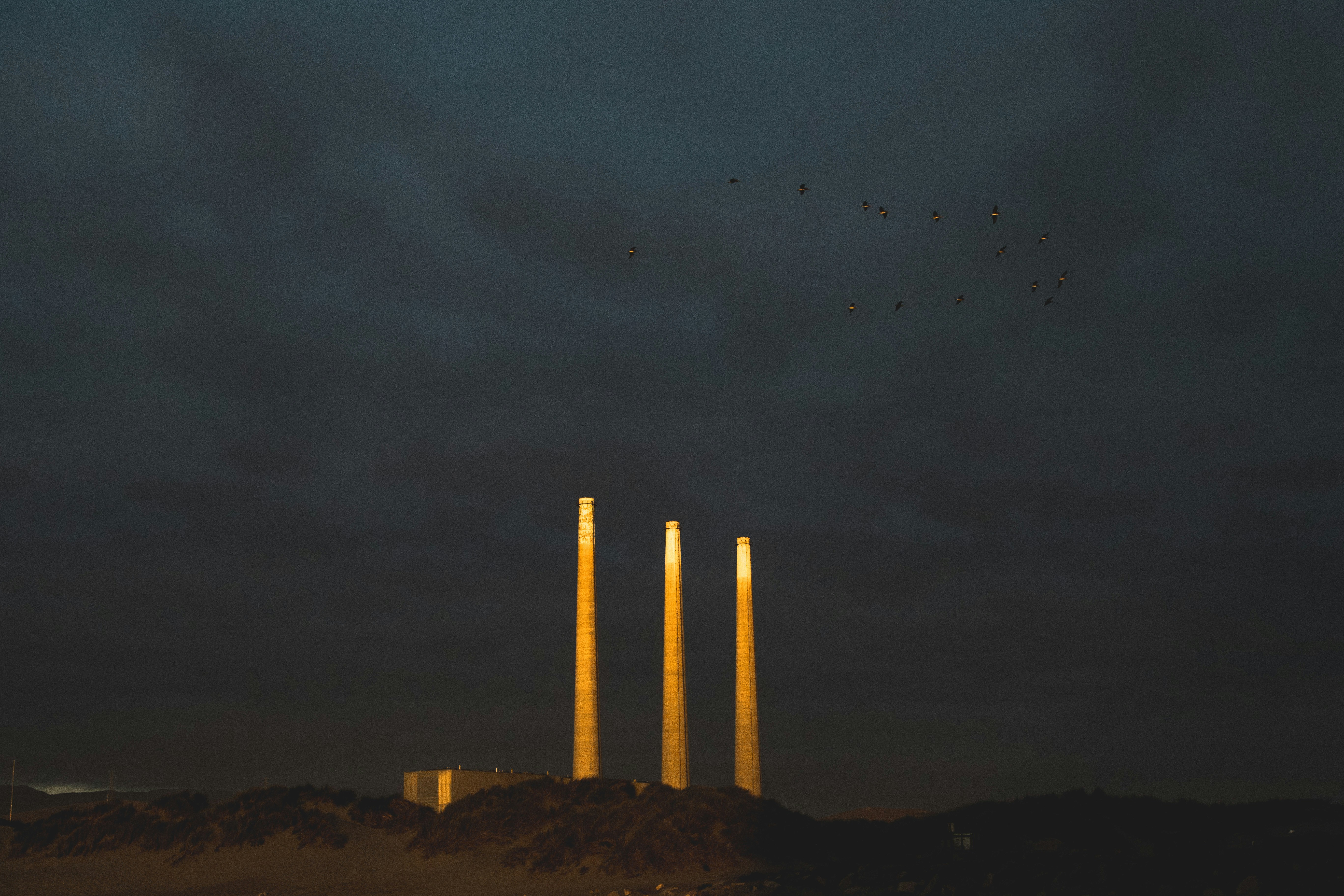 Three white concrete towers photo – Free Morro bay Image on Unsplash