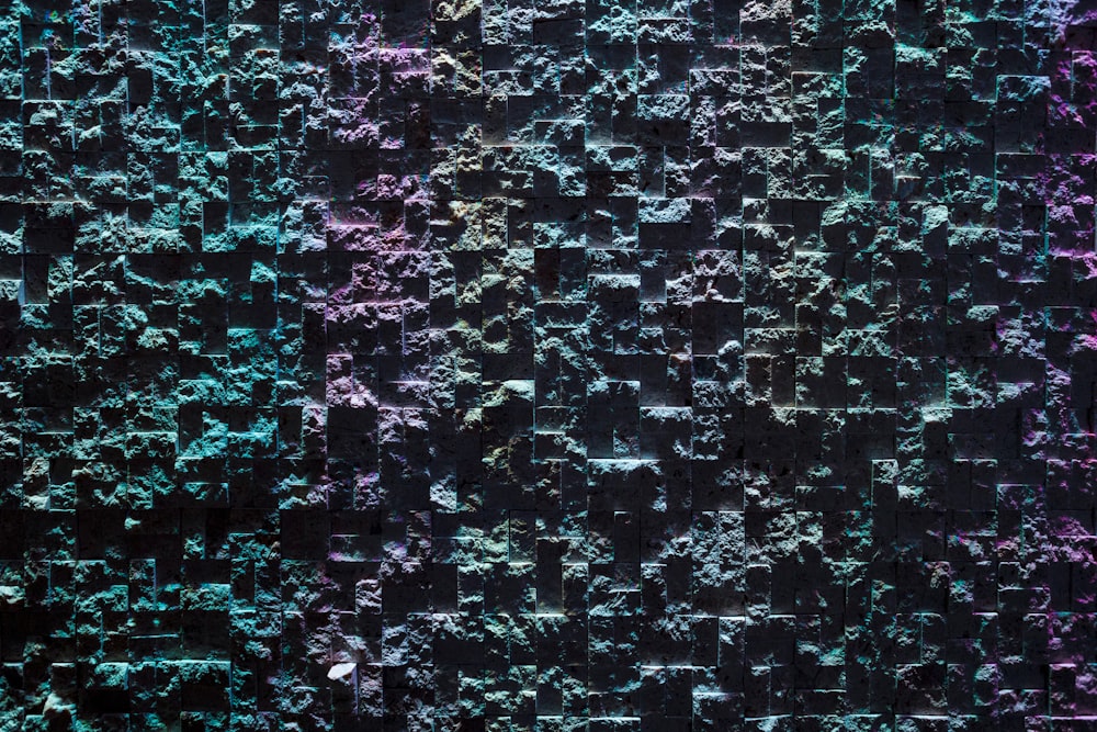 multicolored concrete wall