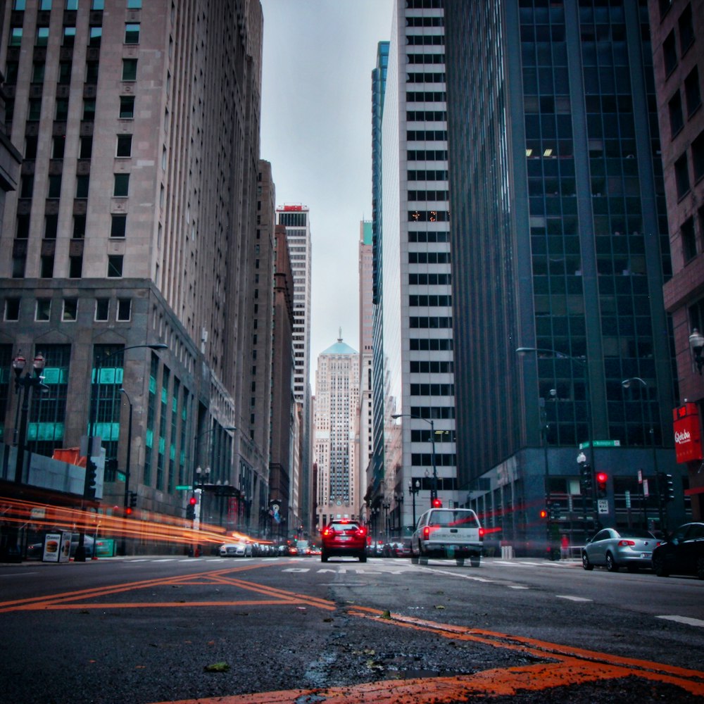 cars on road