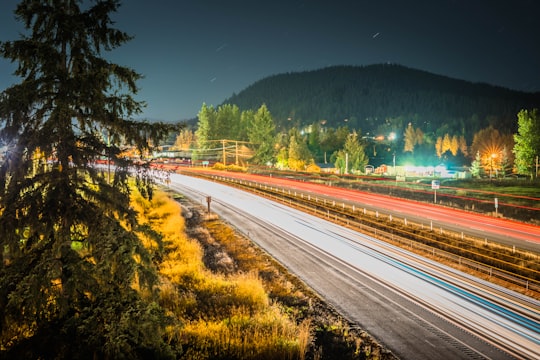 time-lapse photography of a road in Mount Vernon United States