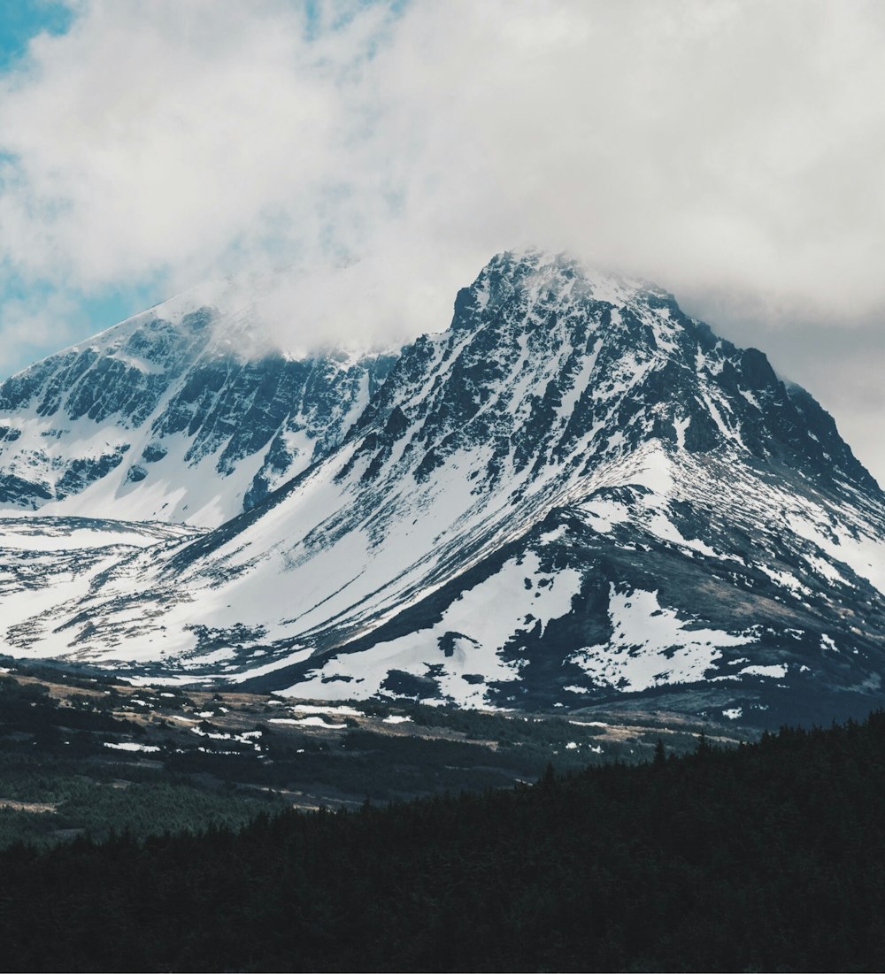 landscape photography of mountain